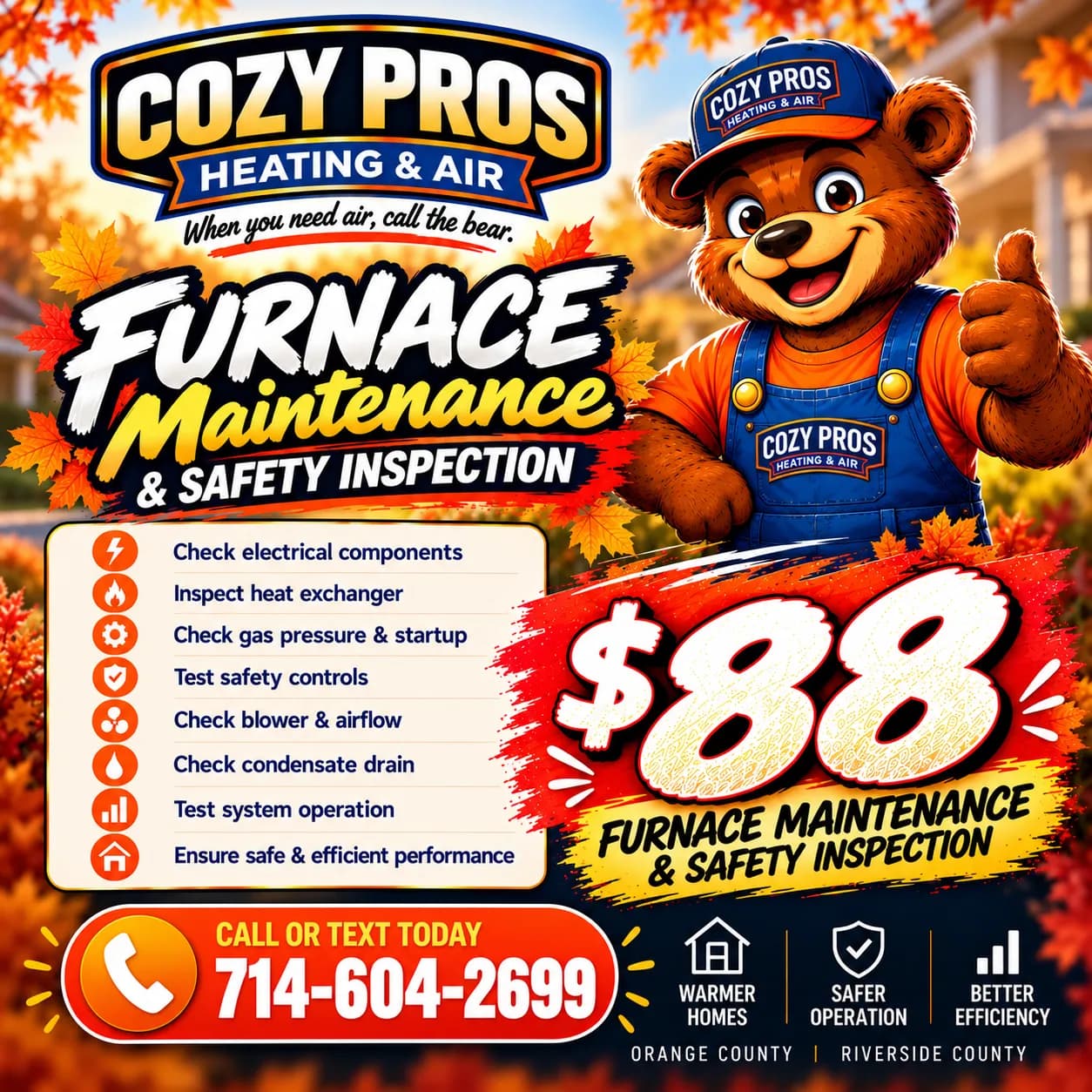 Furnace Tune-Up Season Is Here and $88 Gets You Ready image