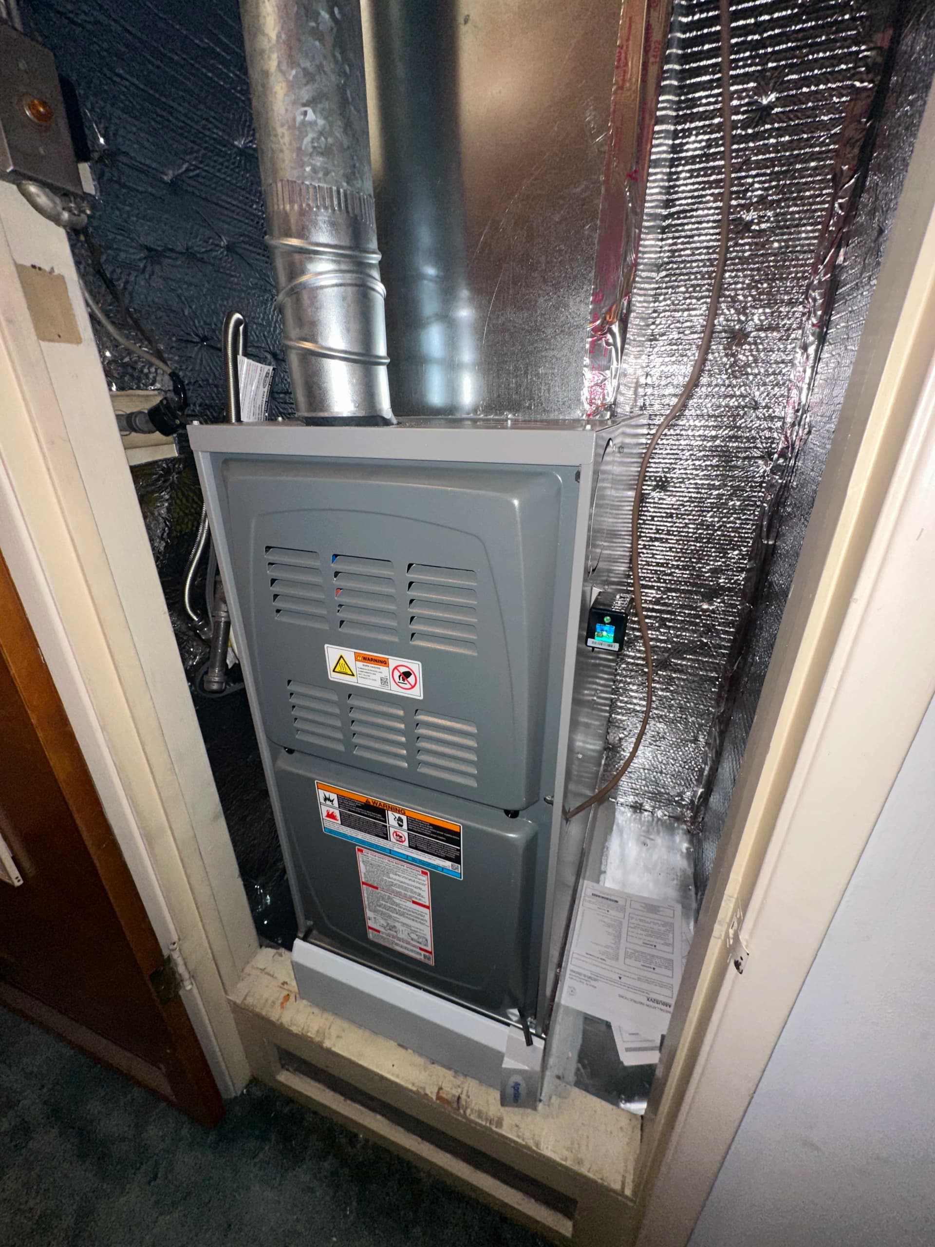 Gallery photos for Old 80s Furnace Replaced With a Two-Stage High-Efficiency System: Image #2